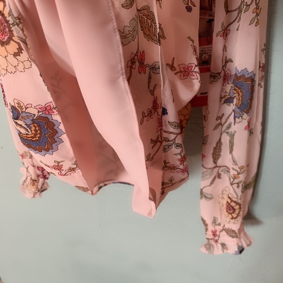 Vince Camuto Pink Blouse XXS - Picture 5 of 7